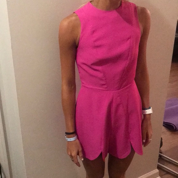 AQ/AQ hot pink romper - Picture 2 of 3